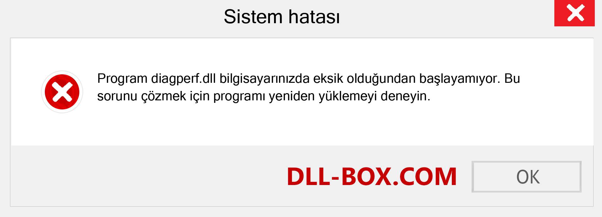 diagperf.dll dosyası eksik mi? Windows 7, 8, 10 için İndirin - Windows'ta diagperf dll Eksik Hatasını Düzeltin, fotoğraflar, resimler